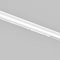 Deep anti-glare magnetic attraction track lamp embedded living room non-main lamp full spectrum concealed track lamp ultra-thin open ceiling lamp ceiling line floodlight living room bedroom aisle lighting 3d model