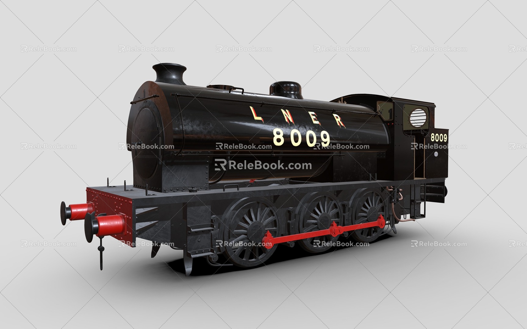 steam locomotive old locomotive steam locomotive 3d model