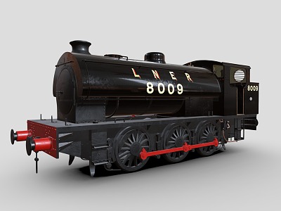 steam locomotive old locomotive steam locomotive 3d model