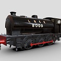 steam locomotive old locomotive steam locomotive 3d model