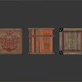 Wooden Storage Crates With Diverse Designs And Patterns For Home Use