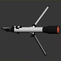 White And Black Astronomical Telescope Mounted On Metal Tripod Stand