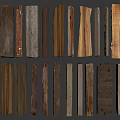 Various Natural Stone And Wood Slabs For Interior Design Projects