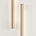 Modern Wall Lamps With Metal Frames Round Shades And Marble Accents
