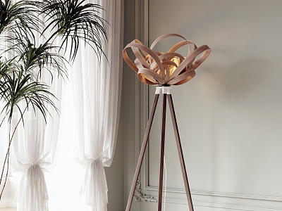 Italian Light Luxury Floor Lamp 3d model