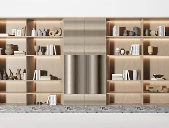 Modern Decorative Cabinet 3d model