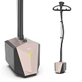 Modern Geometric Design Household Appliance With Upright Handle And Base Unit