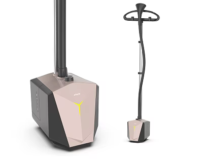 Modern Geometric Design Household Appliance With Upright Handle And Base Unit 3d model