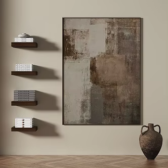 Light Luxury Decoration Painting 3d model