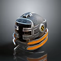 Sci-Fi Helmet Alien Helmet High Tech Helmet Game Helmet 3d model