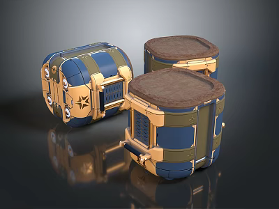 Science Fiction Box Science Fiction Box Military Box Password Box Military Supplies Science Fiction Supplies Science Fiction Password Box 3d model