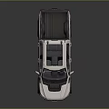 White Crew Cab Pickup Truck With Sporty Design And Black Wheels Cargo Bed