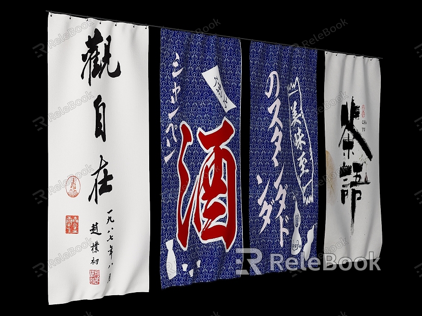 Door Curtain Pull Curtain Cloth Curtain Rear Kitchen Cloth Curtain Catering Door Curtain Curtain model