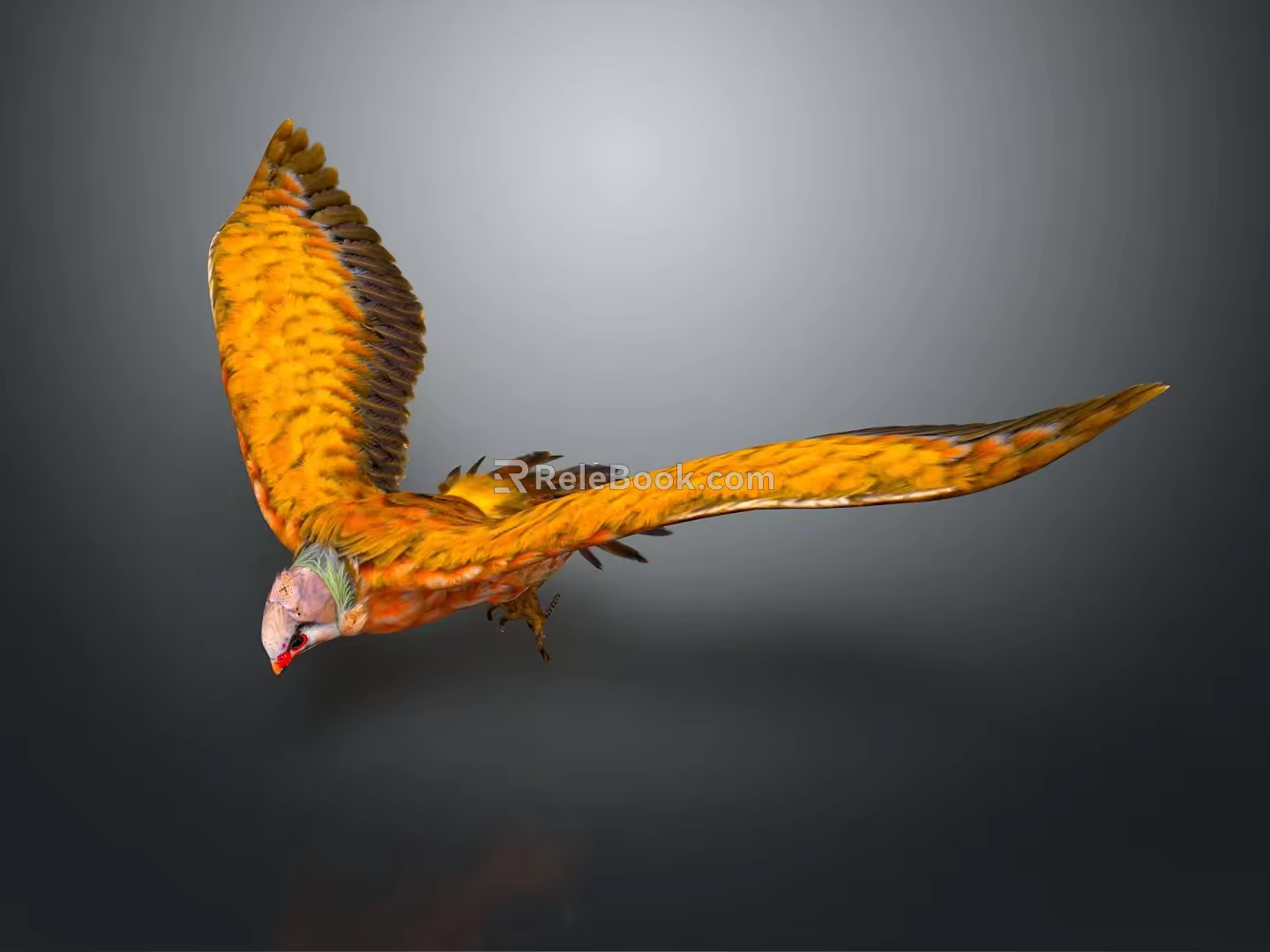 Modern Eagle Carving 3d model