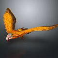 Modern Eagle Carving 3d model