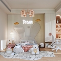 Children's Room Daughter Room 3d model