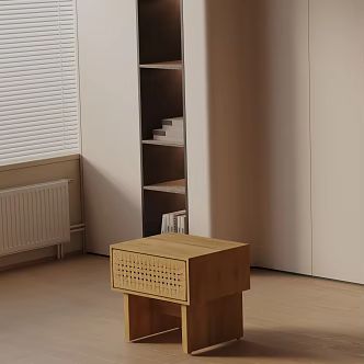 Modern Bedside Cabinet 3d model