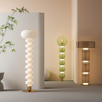 Modern floor lamp 3d model