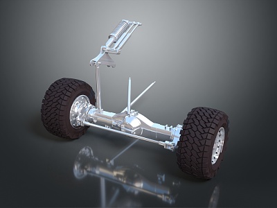 Modern tire wheel hub model