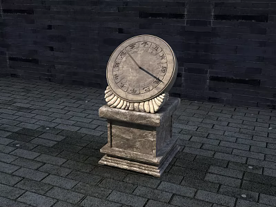Chinese sundial 3d model