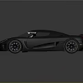 Gray Sports Car With Sleek Aerodynamic Design Modern Exterior And Performance Wheels
