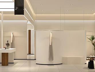 Modern Clothing Store 3d model