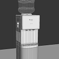Ronshen White Vertical Water Dispenser With Blue Water Bottle For Daily Use