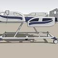 Modern Adjustable Medical Bed With Wheels For Hospital Patient Care