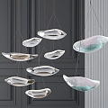 Light Luxury Crystal Chandelier 3d model