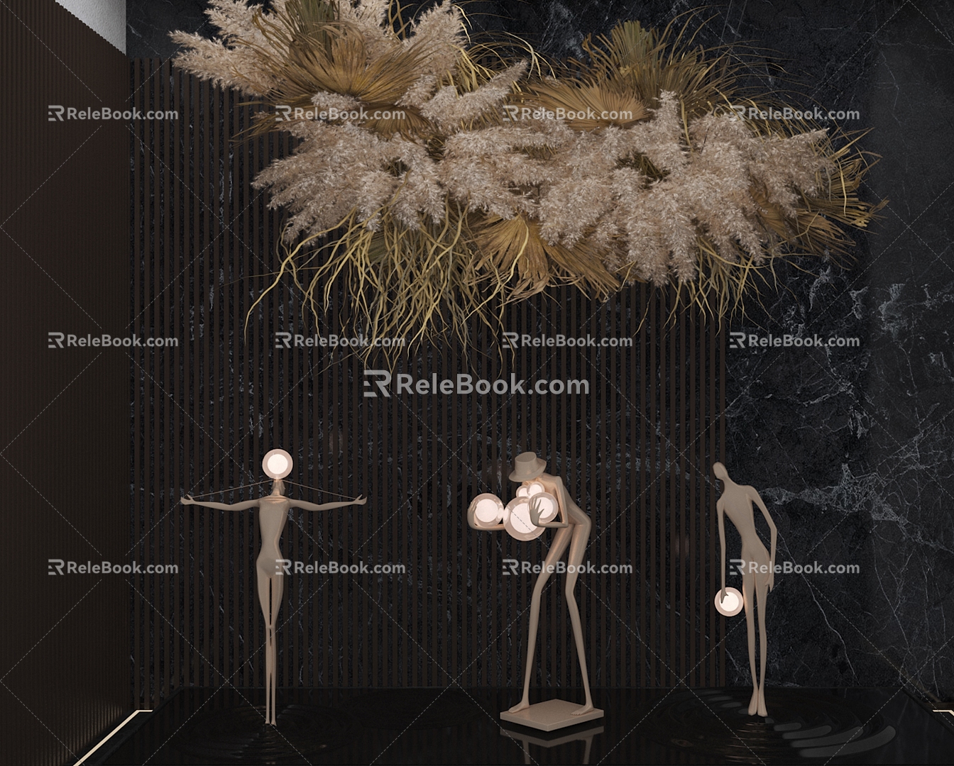 Decorations beautiful Chen 3d model