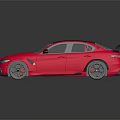 Eye catching Pink Sports Car with Black Stripes Spoiler Silver Wheels and Sporty Design