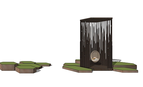 Modern Pavilion 3d model