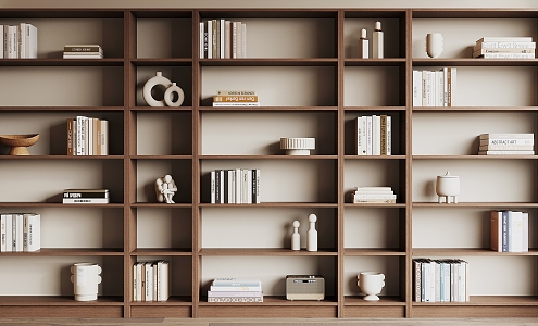 Modern Bookshelf 3d model