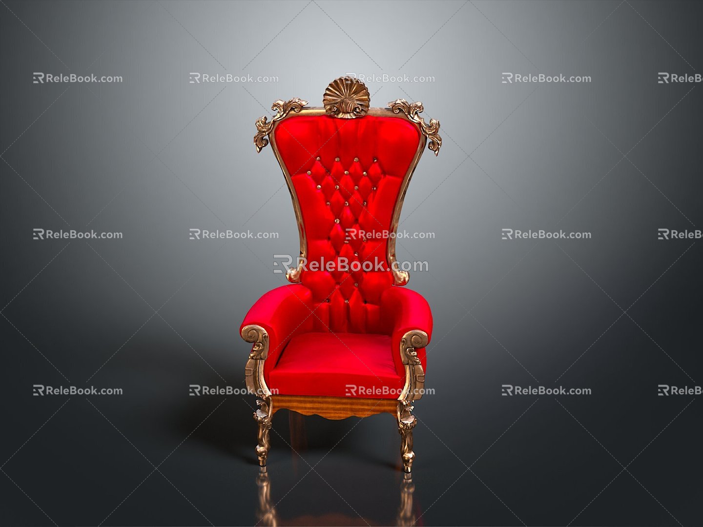 King's Throne King's Throne King's Seat King's Throne 3d model