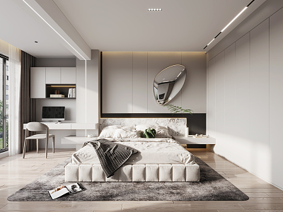 Modern Bedroom 3d model