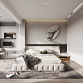 Modern Bedroom 3d model