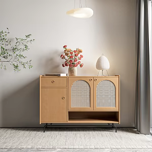 Middle Ancient Wood Home Middle Ancient Cabinet Sideboard Middle Ancient Decorative Cabinet 3d model