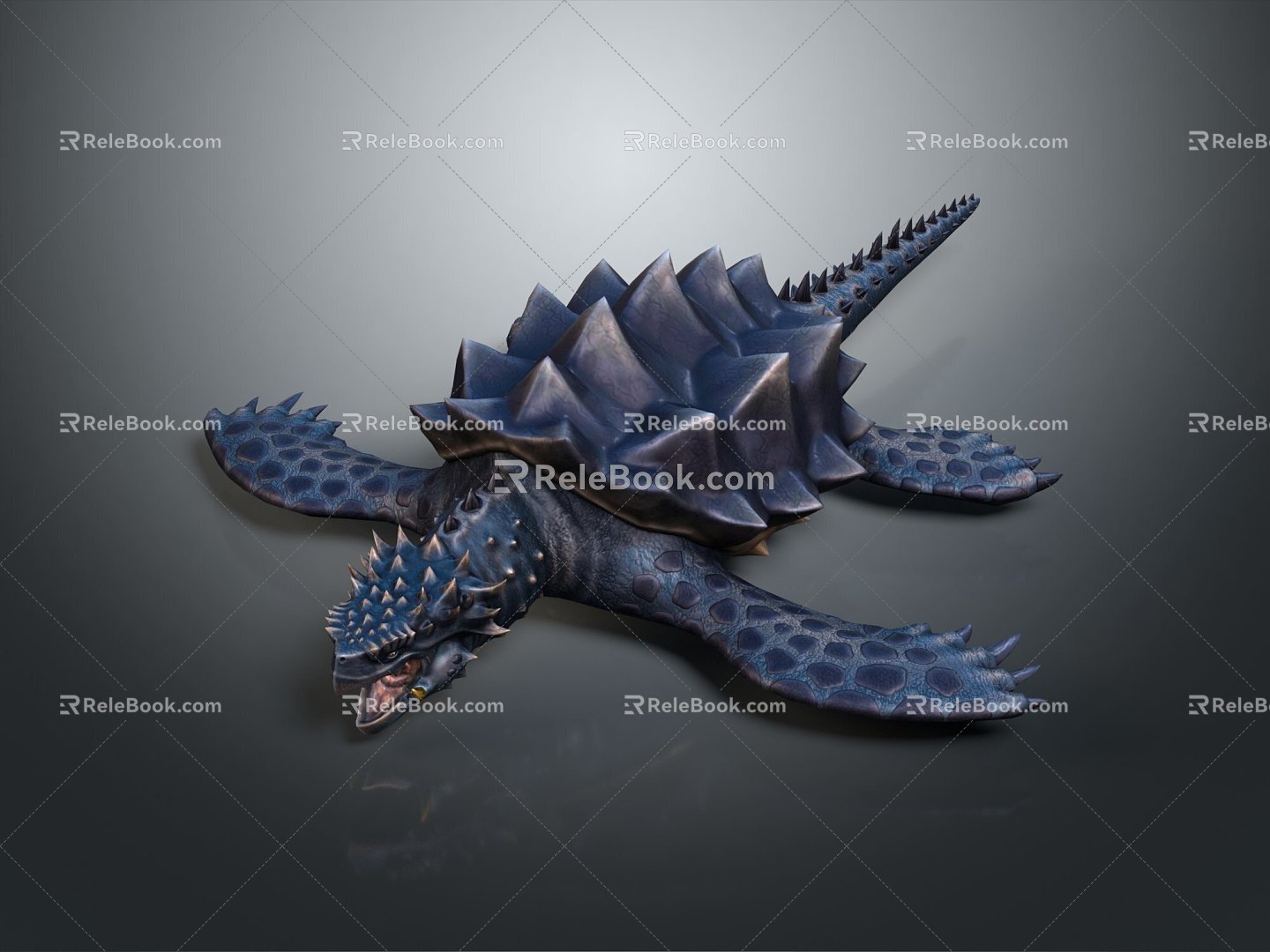 Modern Turtle Snapping Turtle Cartoon Tortoise Chickbill Turtle 3d model