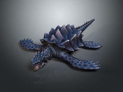 Modern Turtle Snapping Turtle Cartoon Tortoise Chickbill Turtle 3d model