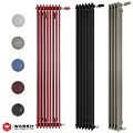 Various Colored Radiator Designs With Different Styles And Finishes For Home Use