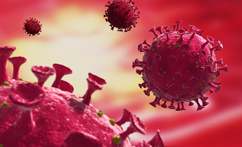 Modern New Crown Virus 3d model