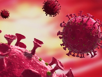 Modern New Crown Virus 3d model