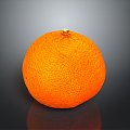 orange orange orange fruit mandarin citrus items 3d model