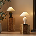 Middle Style Table Lamp 3d model