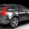 Sleek Black SUV Car With Modern Design LED Headlights And Alloy Wheels
