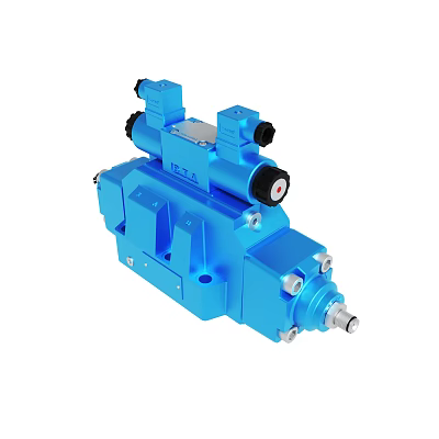 Vigor Oil Pump Plunger Pump Continuous Casting Machine System Hydraulic Pump Oil Research Proportional Electro-hydraulic Reversing Speed Control Valve Electro-hydraulic Reversing Valve Proportional Servo Valve 3d model