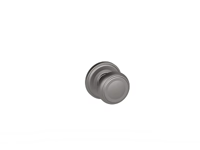 Round Metal Door Knob With Modern Simple Design And Smooth Polished Surface 3d model
