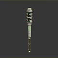 Sci-fi Hammer Sci-fi Stick Mace Sci-fi Weapon Ancient Weapon Hammer Cold Weapon Medieval Item 3d model