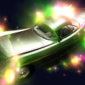 Vintage Green Sports Car With Sleek Body Design And Shiny Chrome Wheels