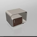 Modern White Nightstand Design With Wooden Drawer And Sleek Storage Compartment